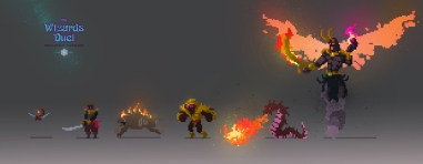 Fiery Pit enemies lineup